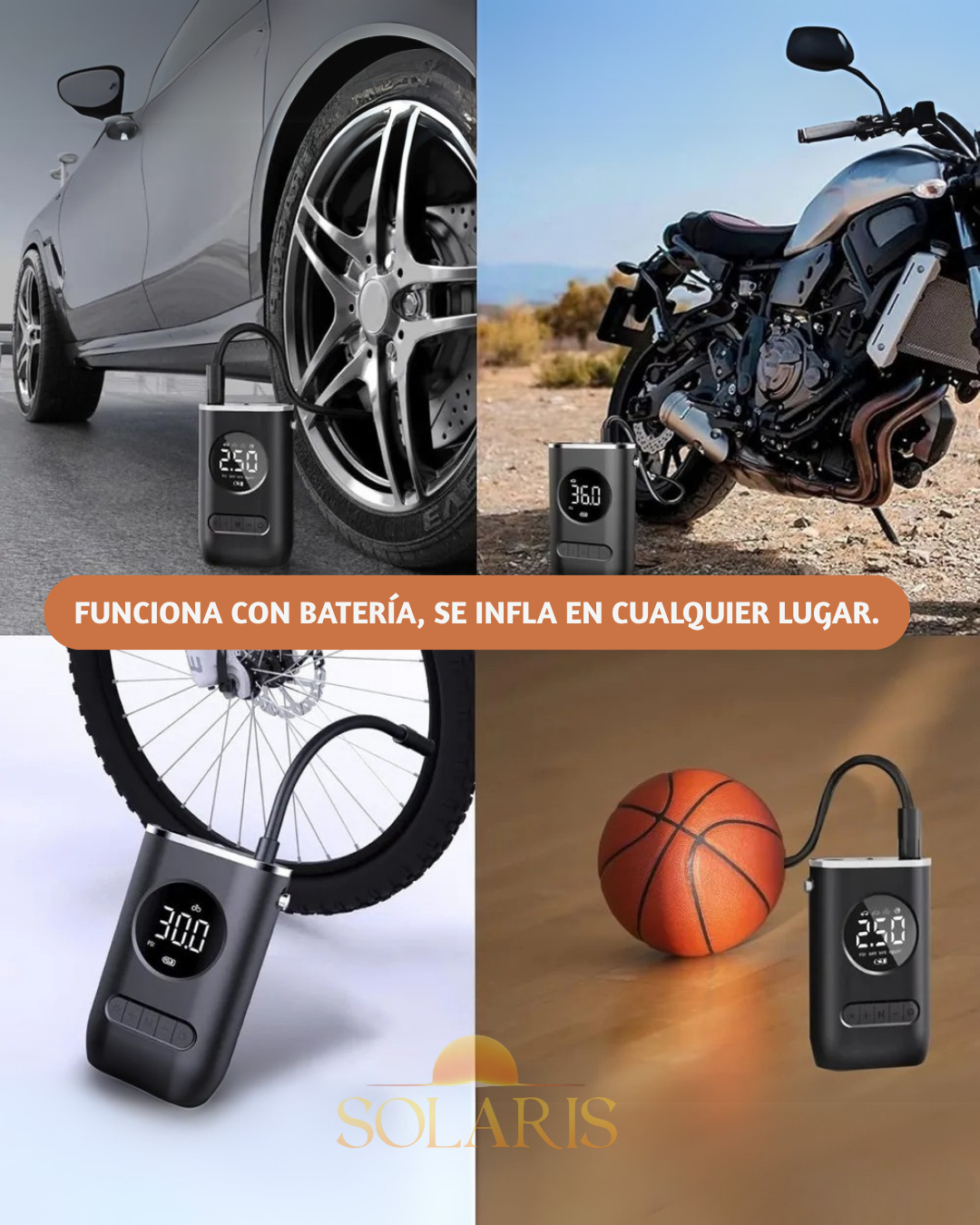 Bomba de Aire Portátil de Alta Calidad