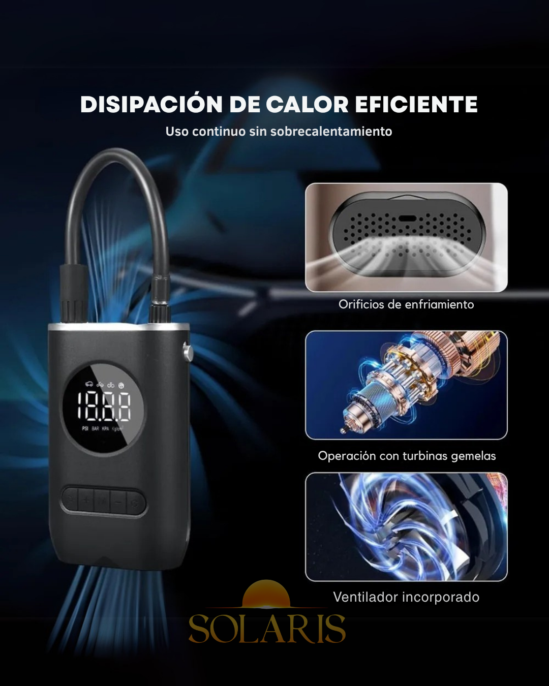 Bomba de Aire Portátil de Alta Calidad