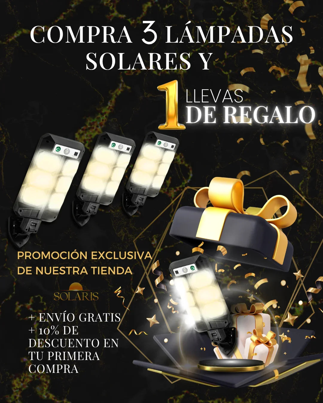 🔆 Luz Solar de Pared con Mando – 72 LED Súper Potente con Control Remoto y Sensor de movimiento | Envío Gratis + Paga al Recibir