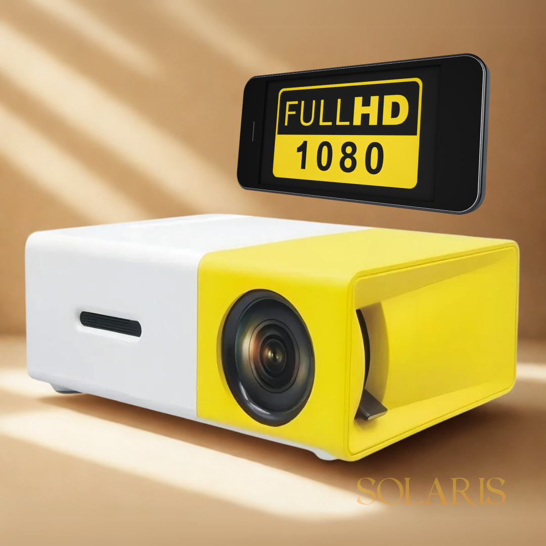 Mini Proyector Portátil 1080P Full HD – Cine en Casa en la Palma de tu Mano