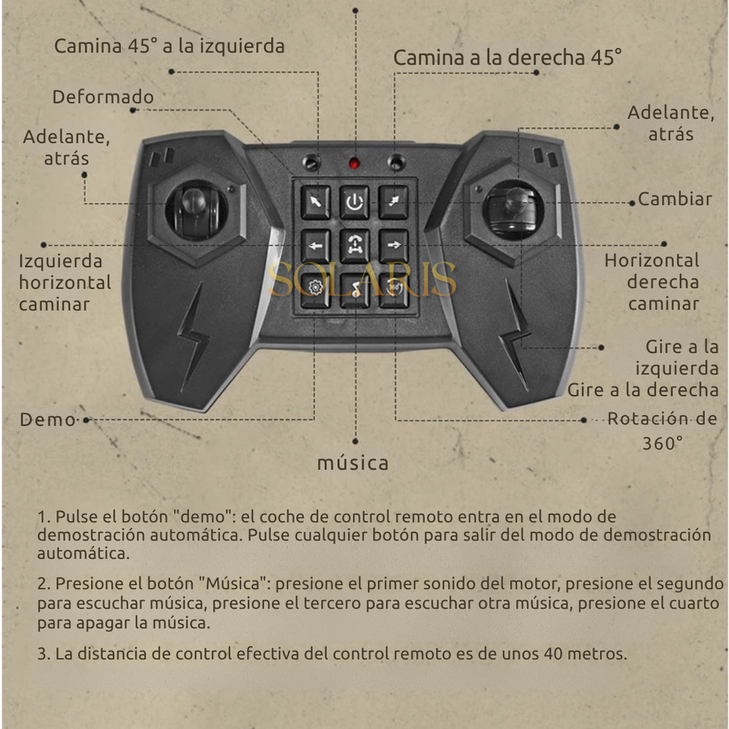 Coche teledirigido 4WD RC con sensor de gestos de acrobacias
