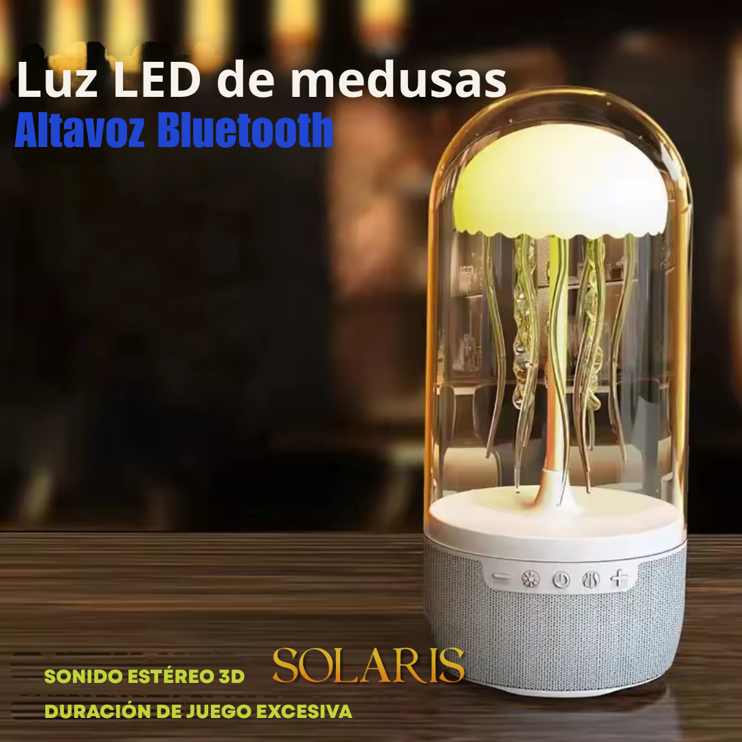 Altavoz LED de medusas que cambian de color