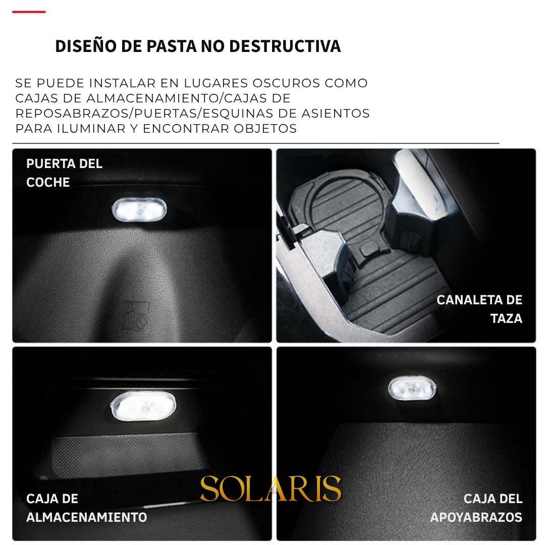 Luz led RGB con bateria