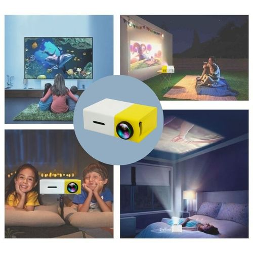 Mini Proyector Portátil 1080P Full HD – Cine en Casa en la Palma de tu Mano