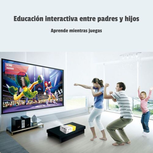 Mini Proyector Portátil 1080P Full HD – Cine en Casa en la Palma de tu Mano