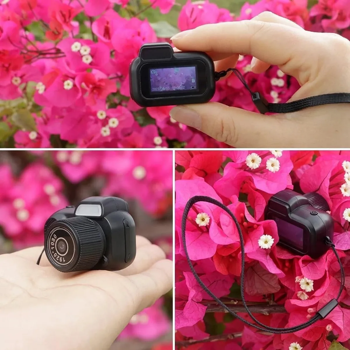 Mini cámara con pantalla CMOS de 0,96 pulgadas