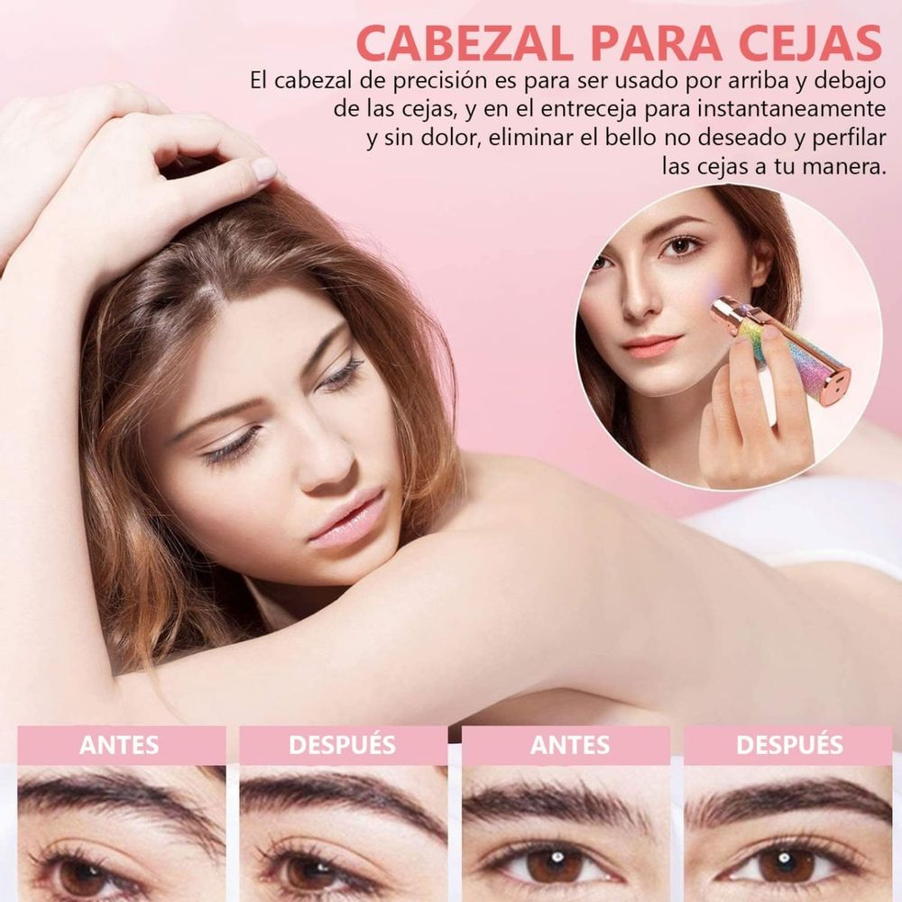 Depilación facial para mujer