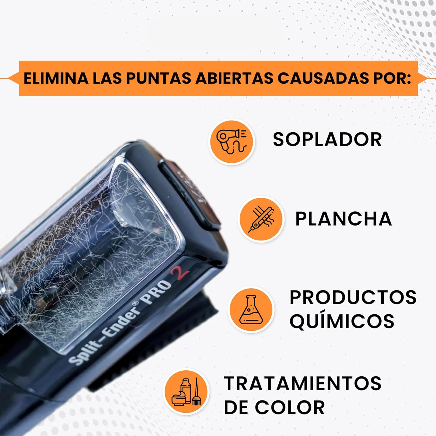 Recortadora de puntas para mujer