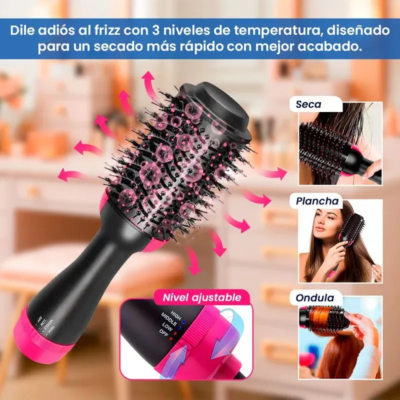 Cepillo Alisador 3 en 1