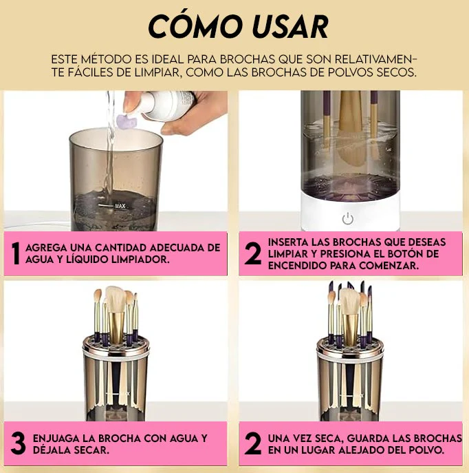 Limpiador de Brochas de Maquillaje