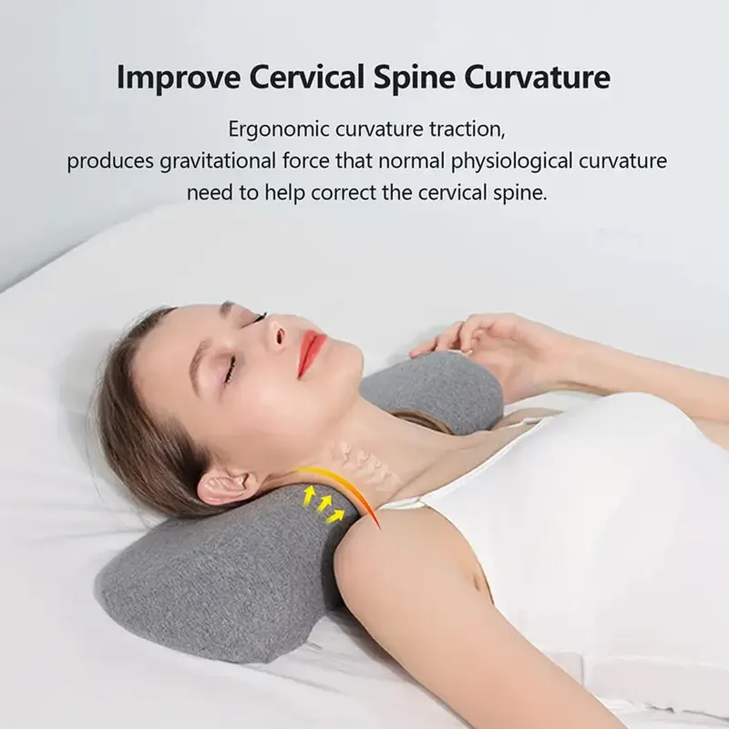 Almohada cervical viscoelástica para el cuello