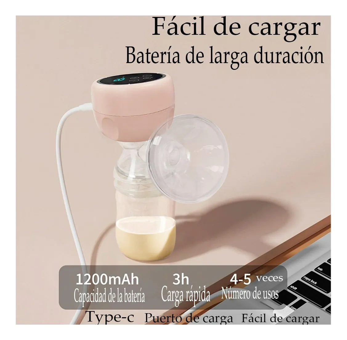 Extractor de leche eléctrico