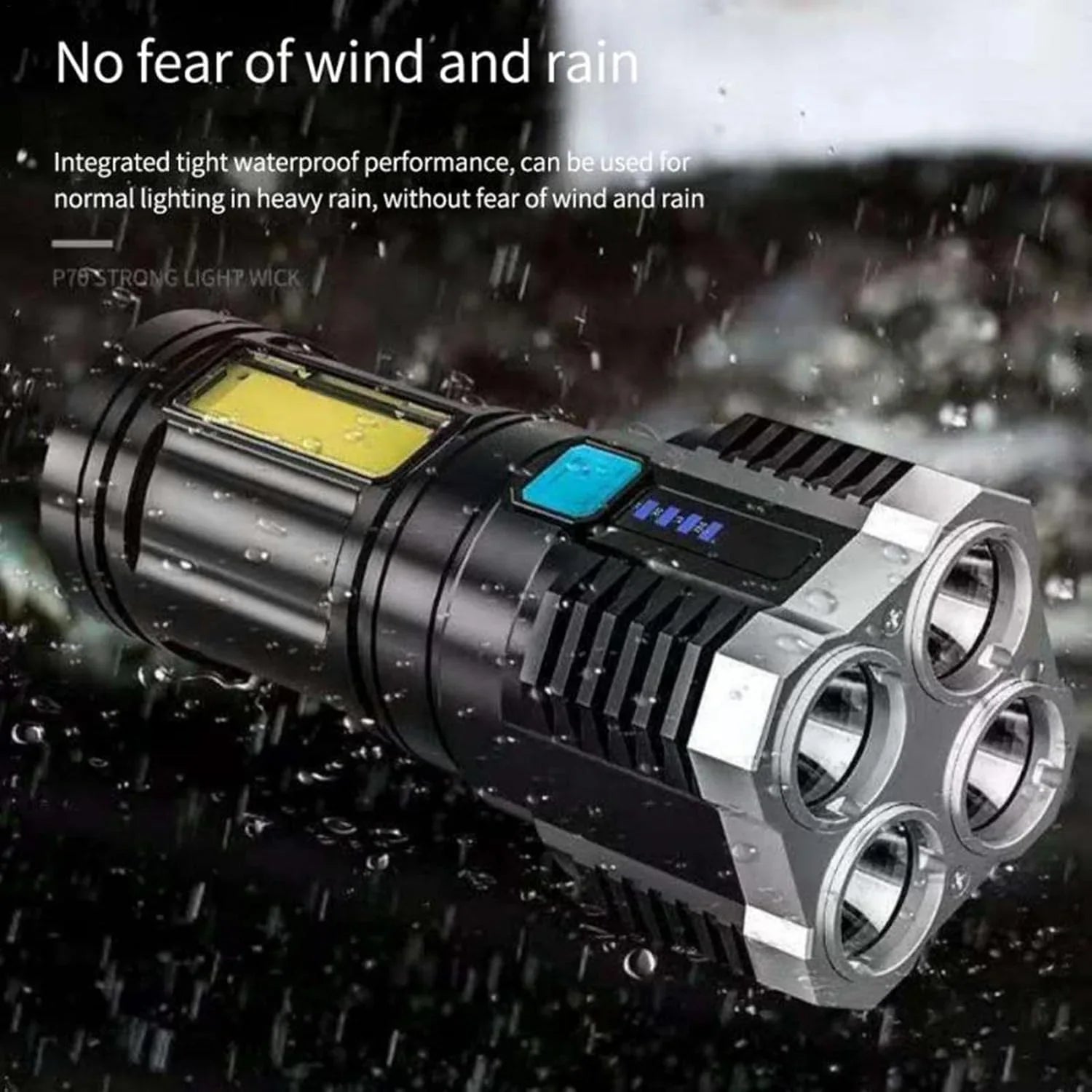 Linterna eléctrica alta luminosidad 4 modos