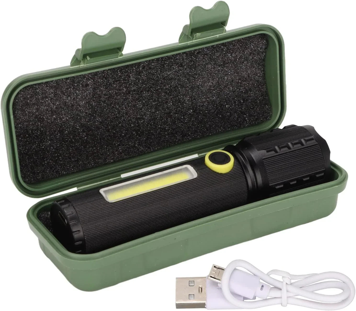 Linterna led con zoom 3modo