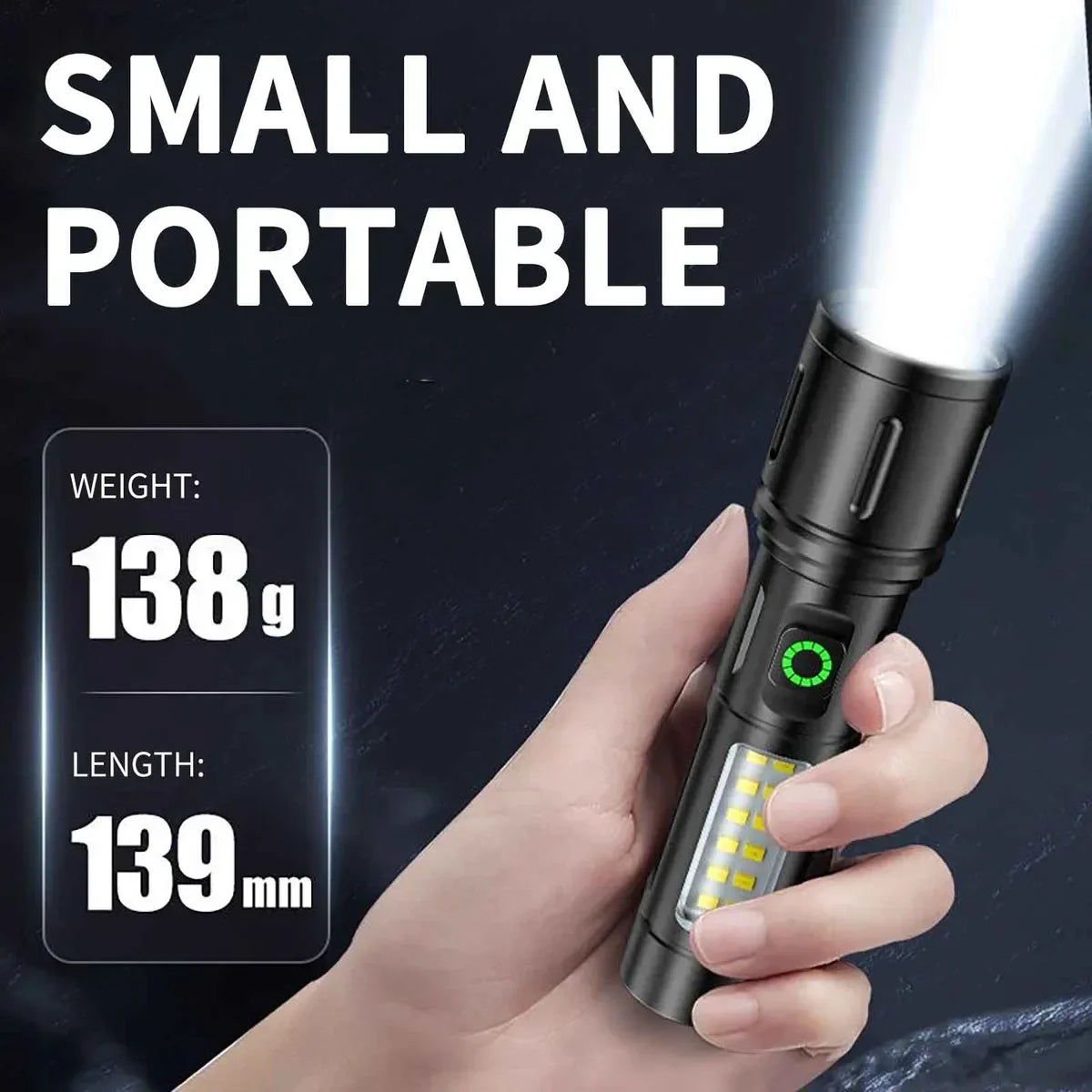 Linternas LED alta potencia 5 modos
