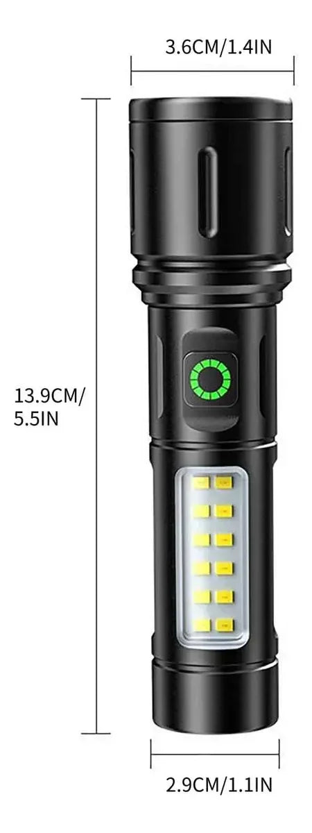 Linternas LED alta potencia 5 modos