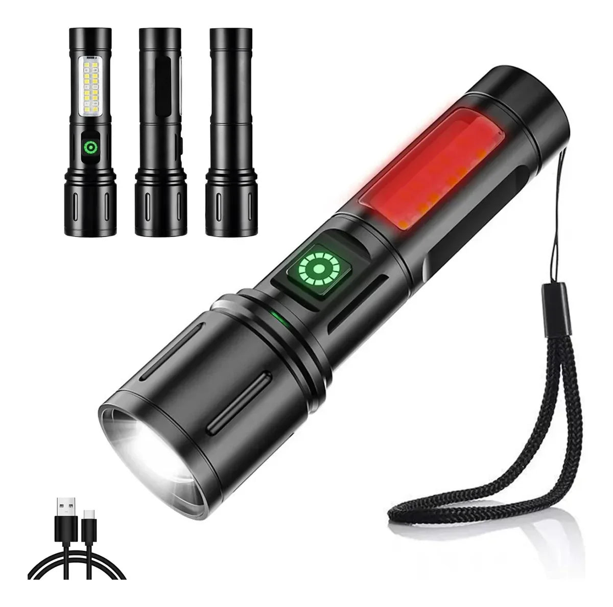 Linternas LED alta potencia 5 modos