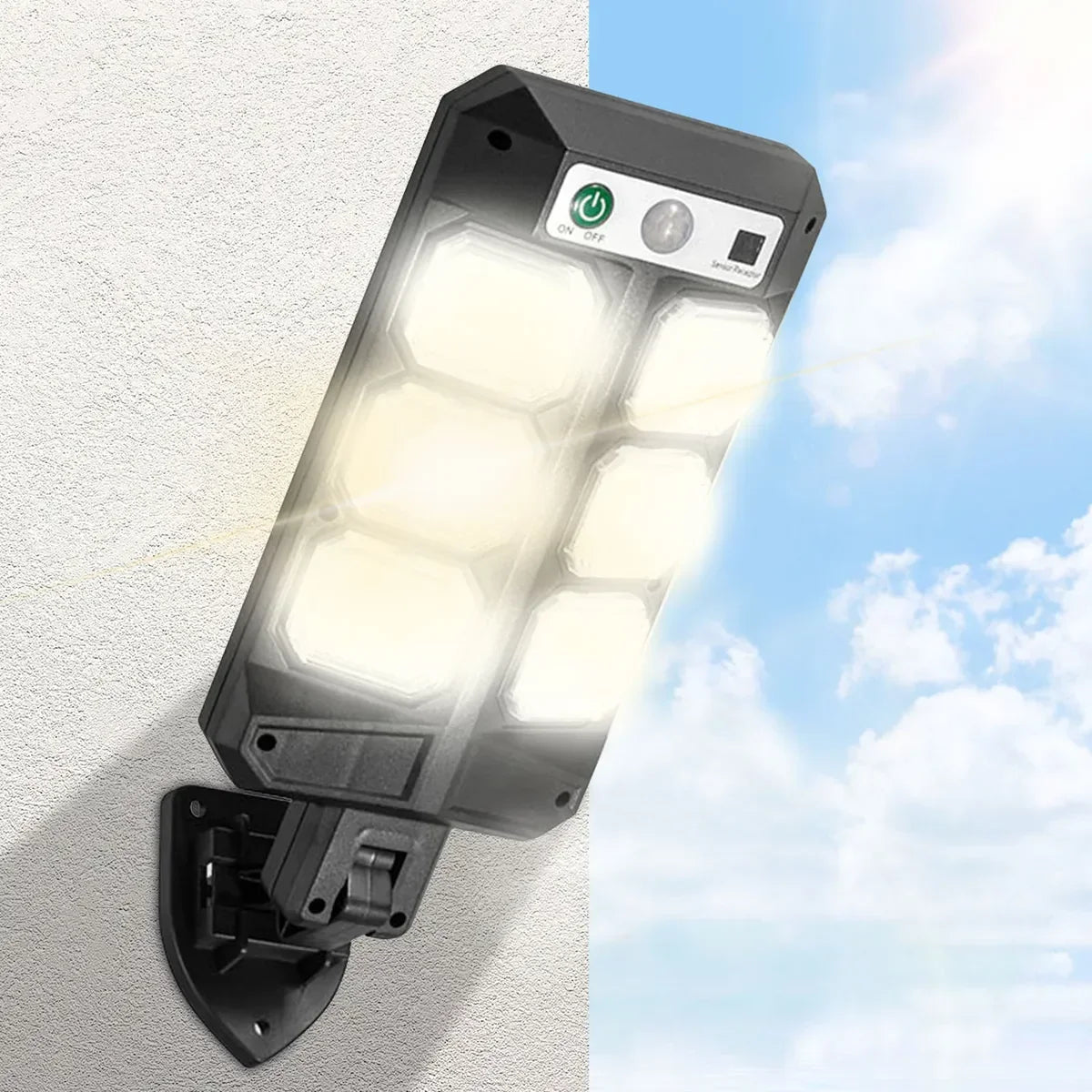 🔆 Luz Solar de Pared con Mando – 72 LED Súper Potente con Control Remoto y Sensor de movimiento | Envío Gratis + Paga al Recibir