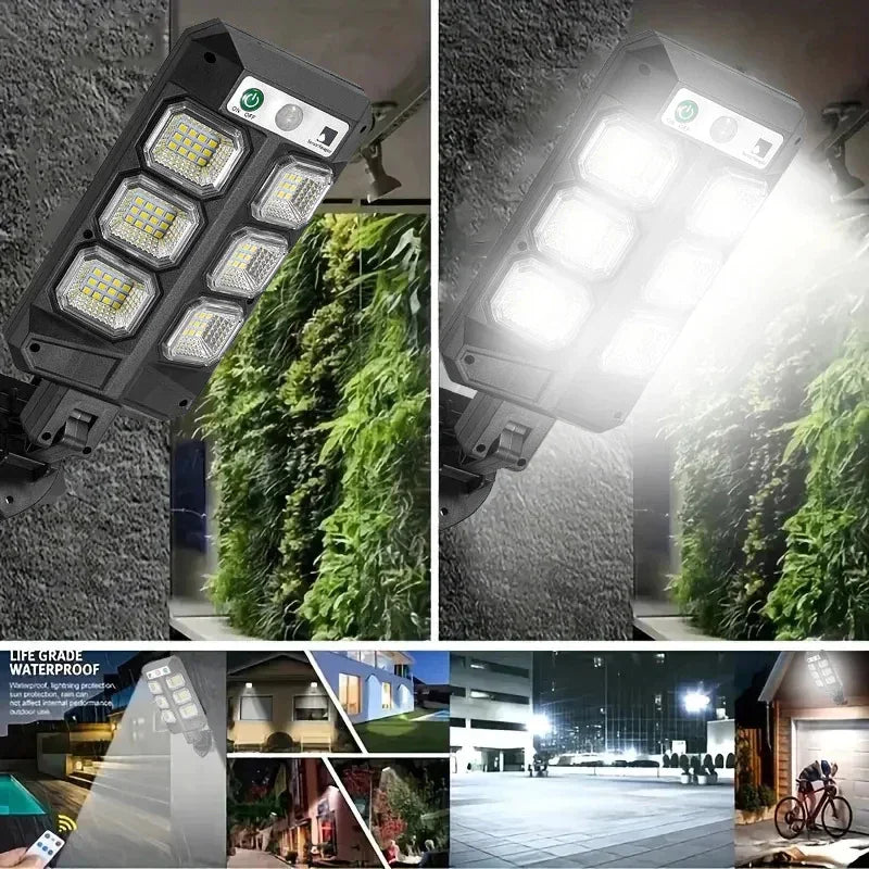 🔆 Luz Solar de Pared con Mando – 72 LED Súper Potente con Control Remoto y Sensor de movimiento | Envío Gratis + Paga al Recibir
