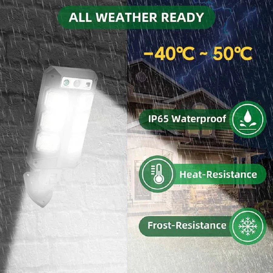 🔆 Luz Solar de Pared con Mando – 72 LED Súper Potente con Control Remoto y Sensor de movimiento | Envío Gratis + Paga al Recibir