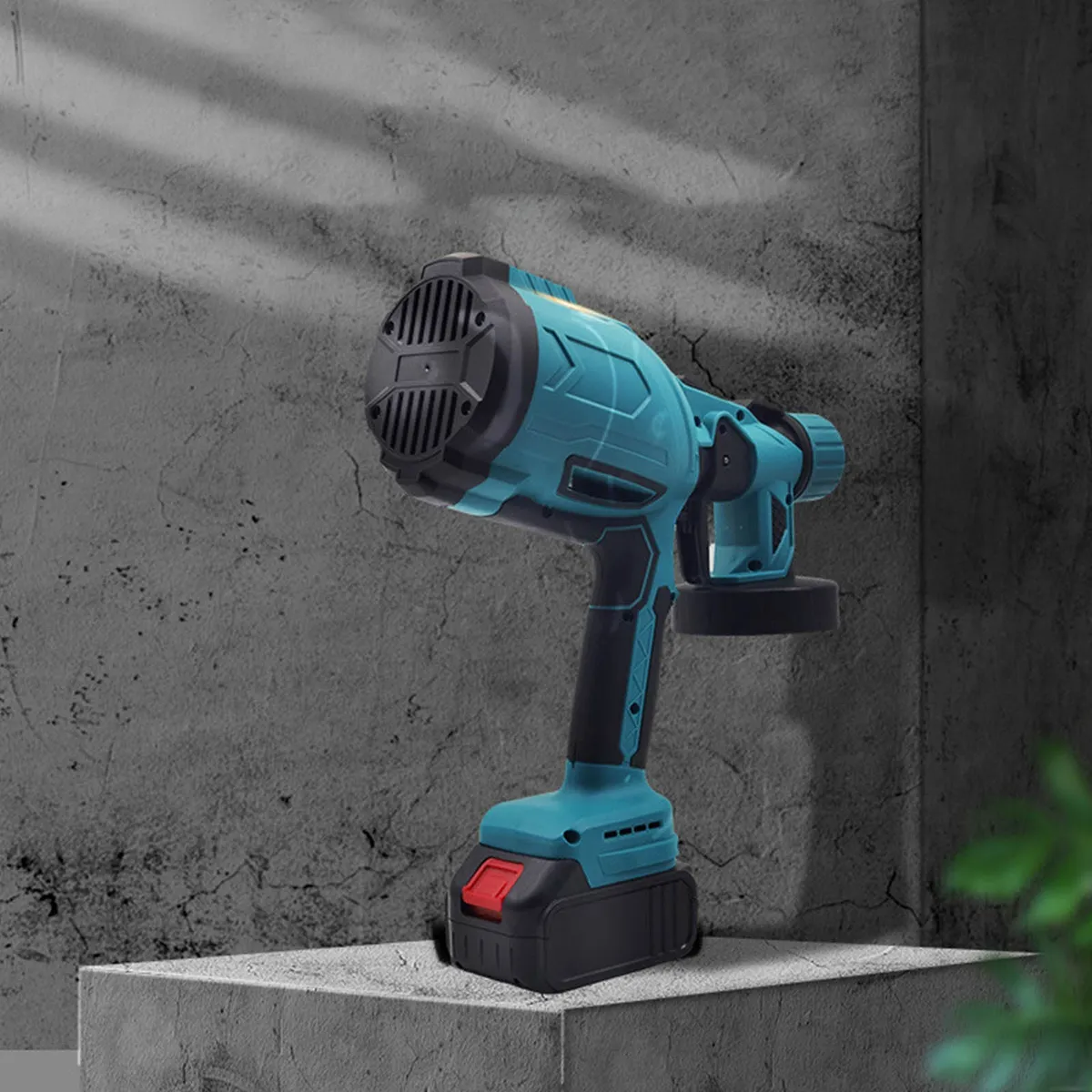 Pistola para pintar eléctrica inalámbrica con doble batería