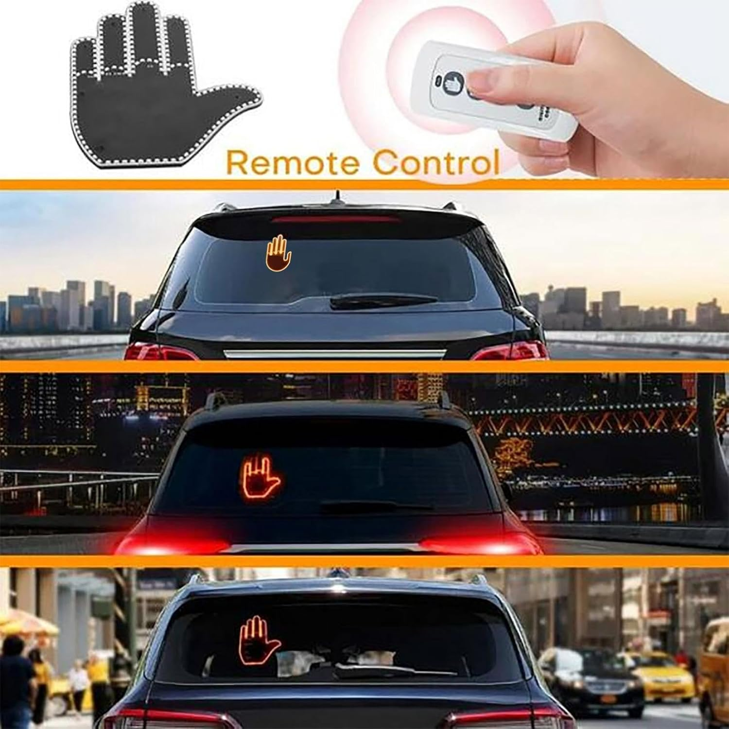 Señal de mano LED control remoto
