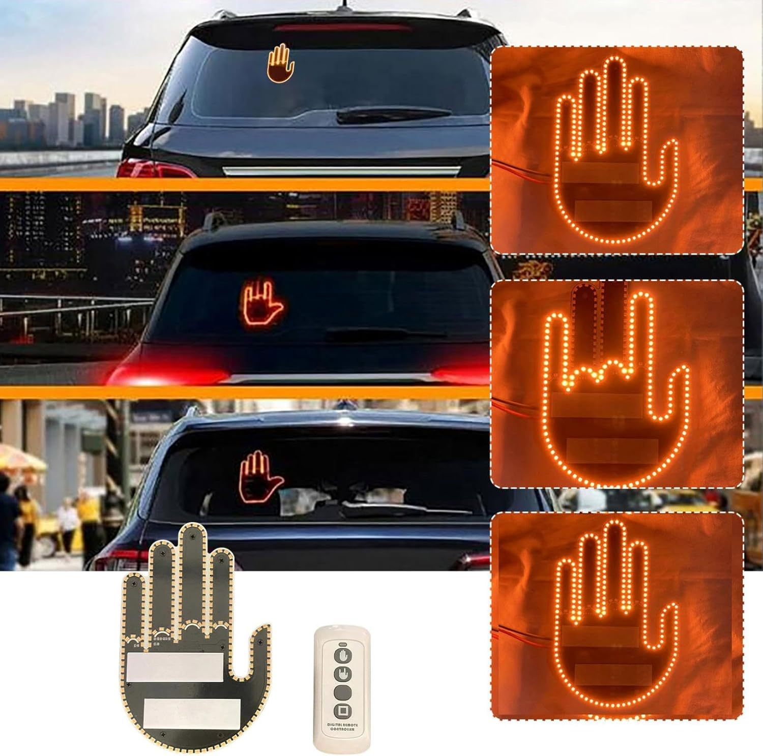 Señal de mano LED control remoto