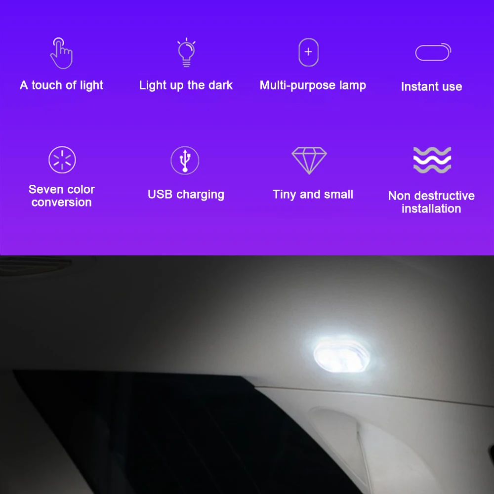 Luz led RGB con bateria
