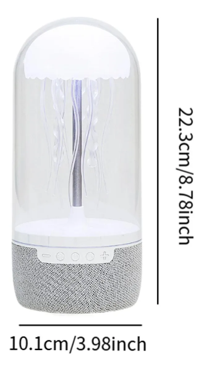 Altavoz LED de medusas que cambian de color