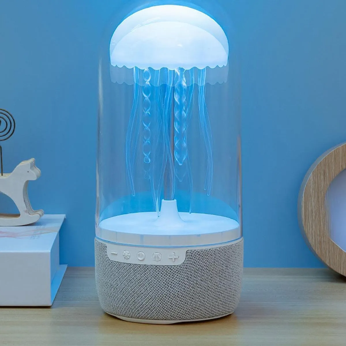 Altavoz LED de medusas que cambian de color