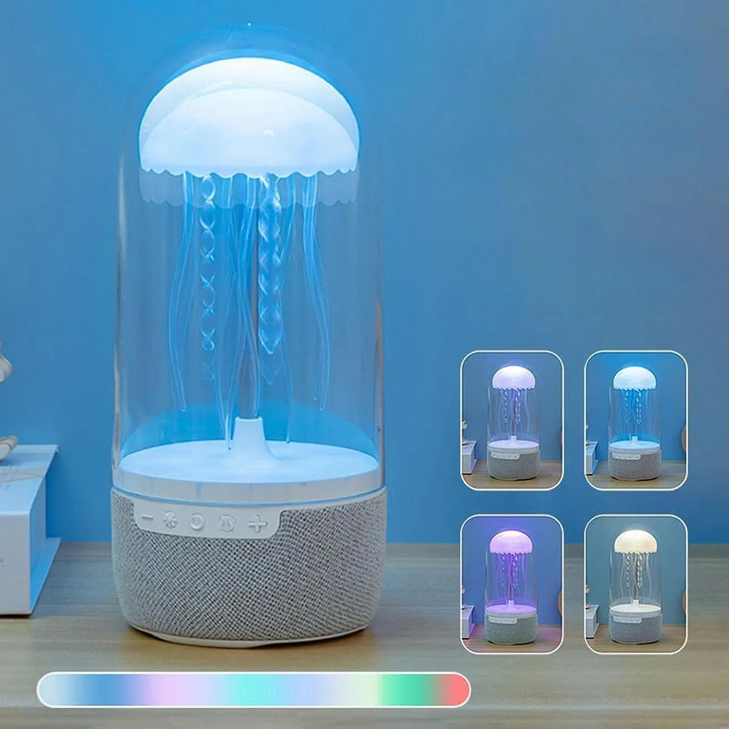 Altavoz LED de medusas que cambian de color