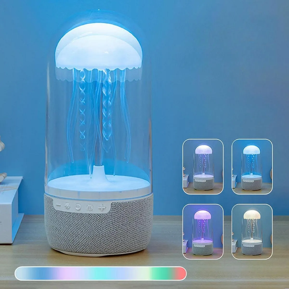 Altavoz LED de medusas que cambian de color