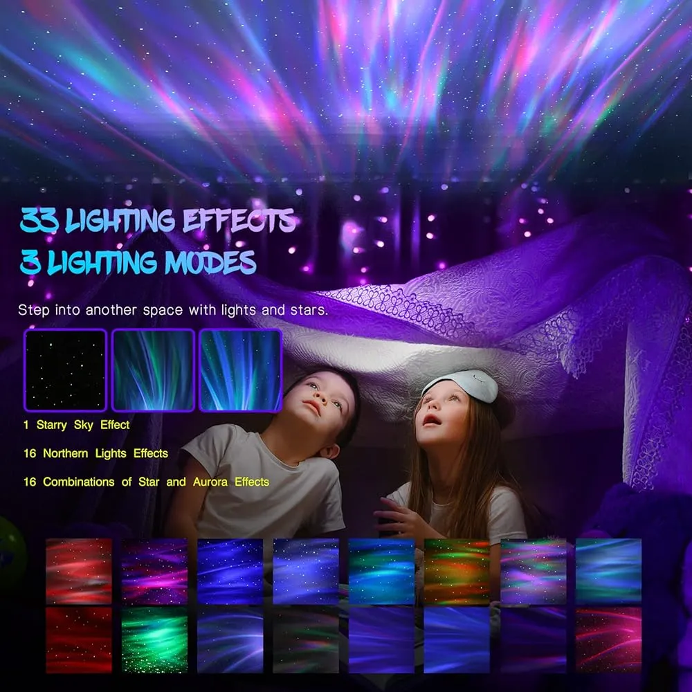 Proyector de galaxia con diseño de huevo dinosaurio