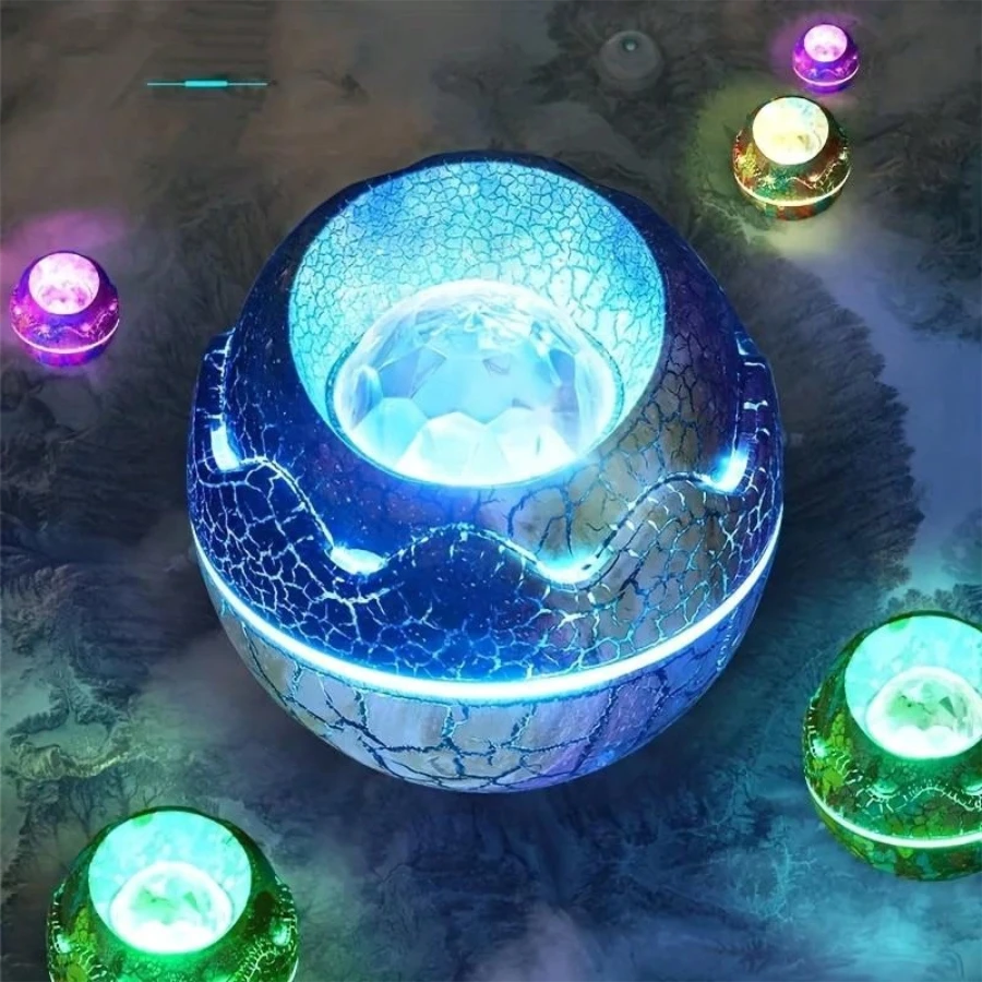 Proyector de galaxia con diseño de huevo dinosaurio