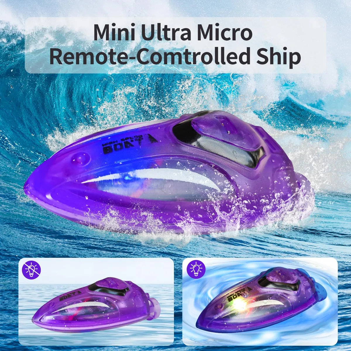 Mini barco de control remoto
