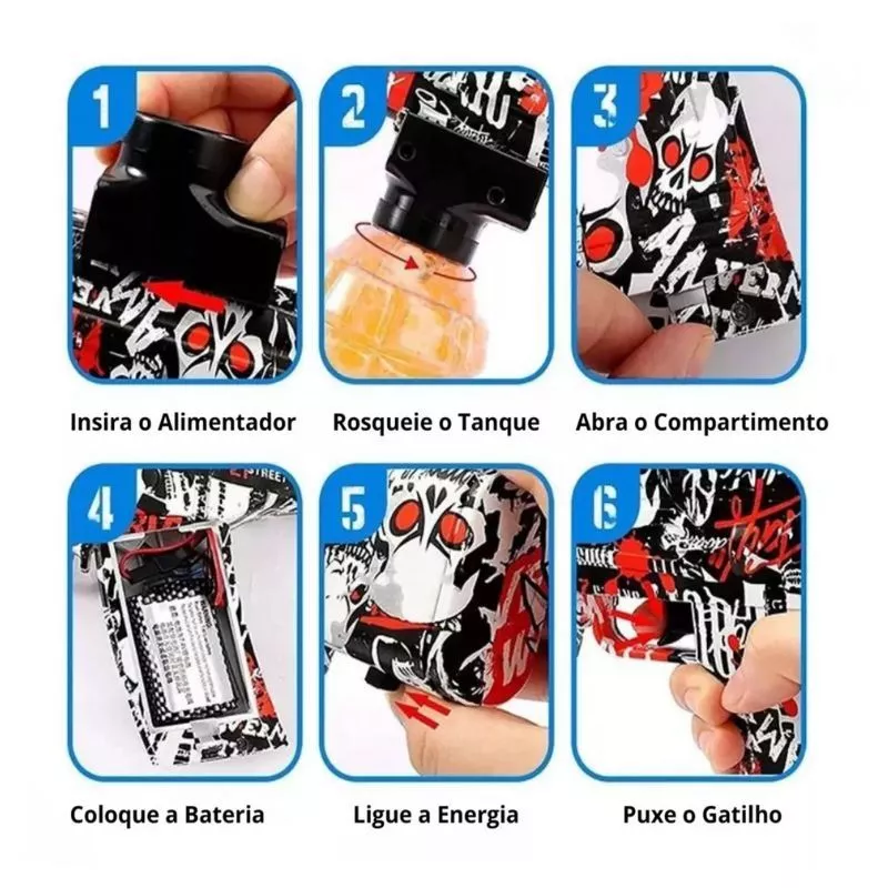 Pistola de hidrogel