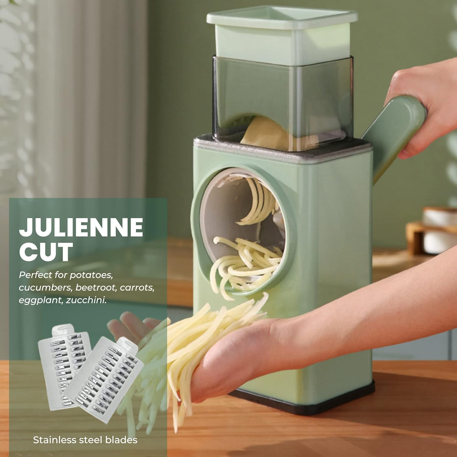 Rallador de verdura 3in1
