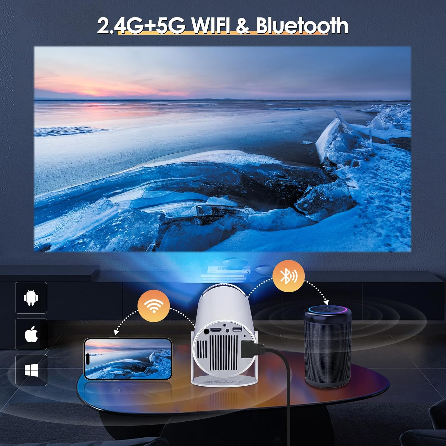 Proyector portátil ultra HD