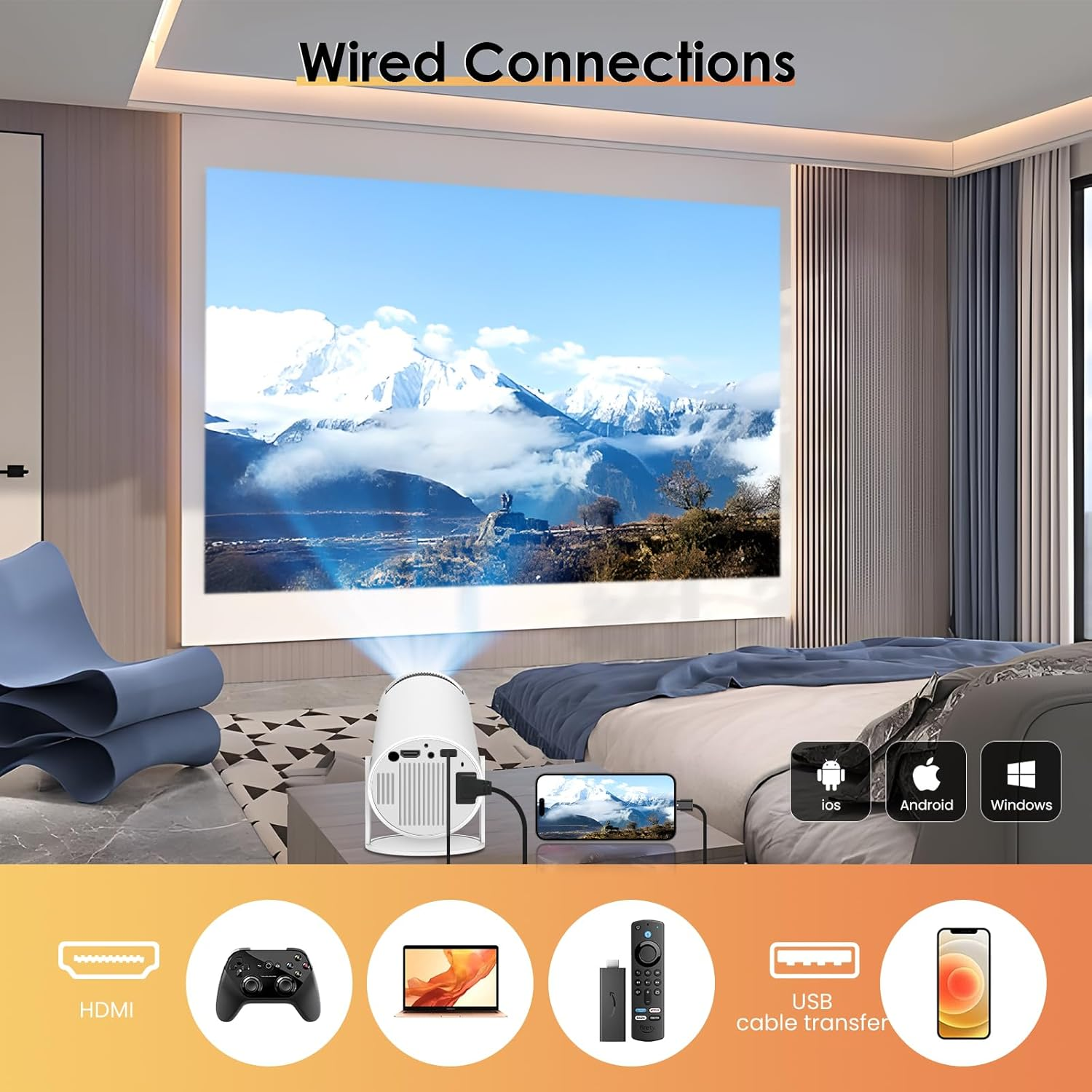 Proyector portátil ultra HD
