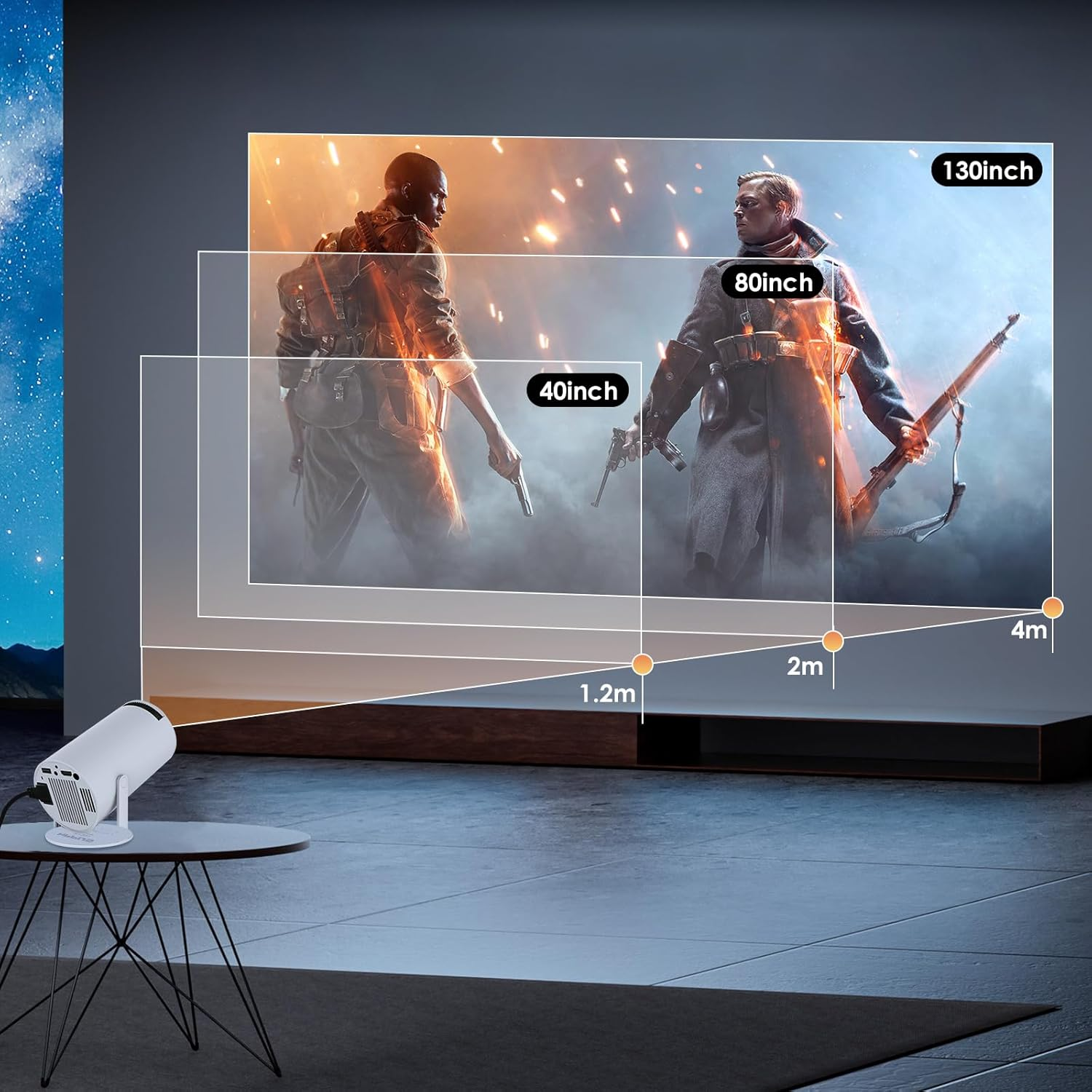 Proyector portátil ultra HD