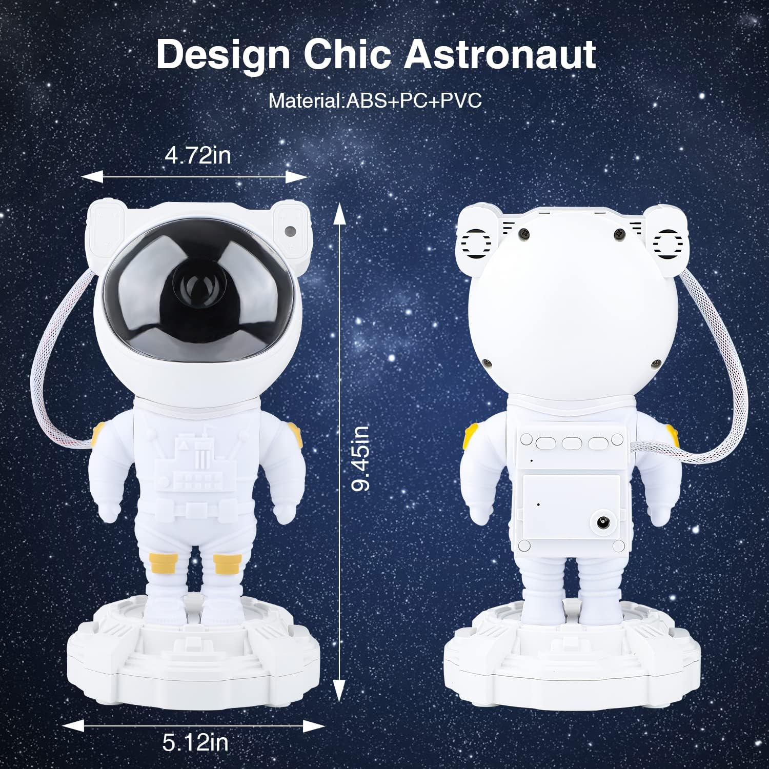 Proyector astronauta con altavoz bluetooth ( dos modelo )