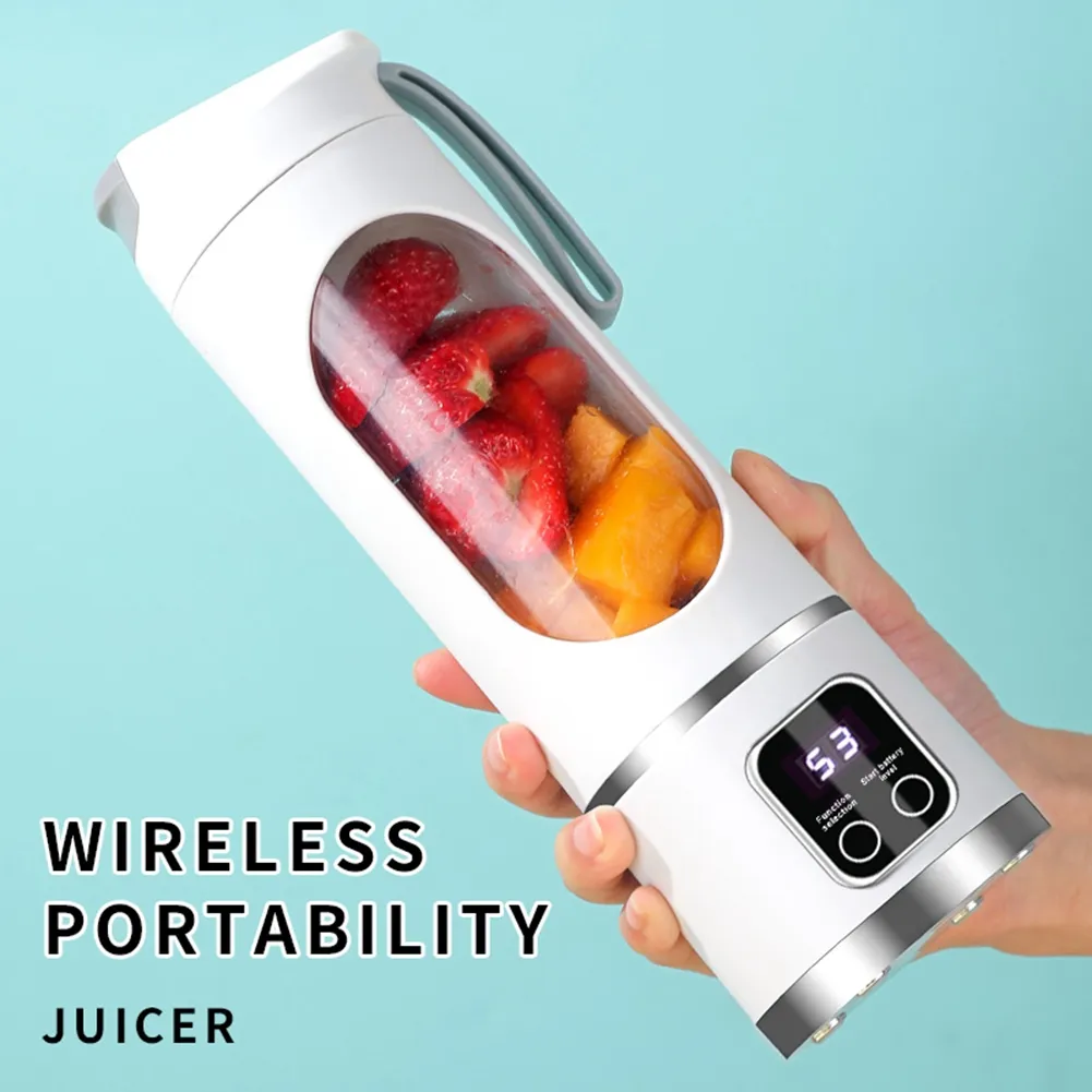 Licuadora de frutas de 450ml 8 cuchillas