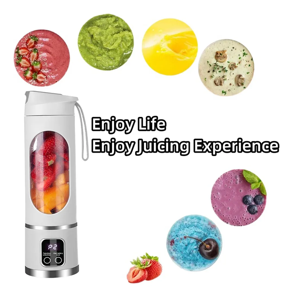 Licuadora de frutas de 450ml 8 cuchillas