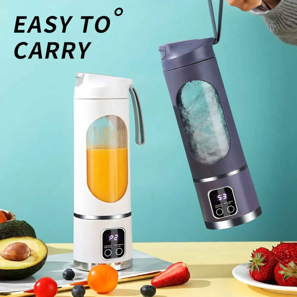 Licuadora de frutas de 450ml 8 cuchillas