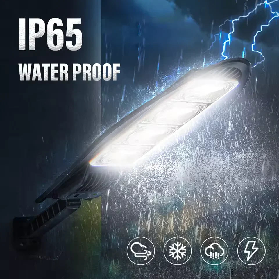 Lámpara Solar LED Súper Brillante con Mando – 60W | 1400 Lúmenes