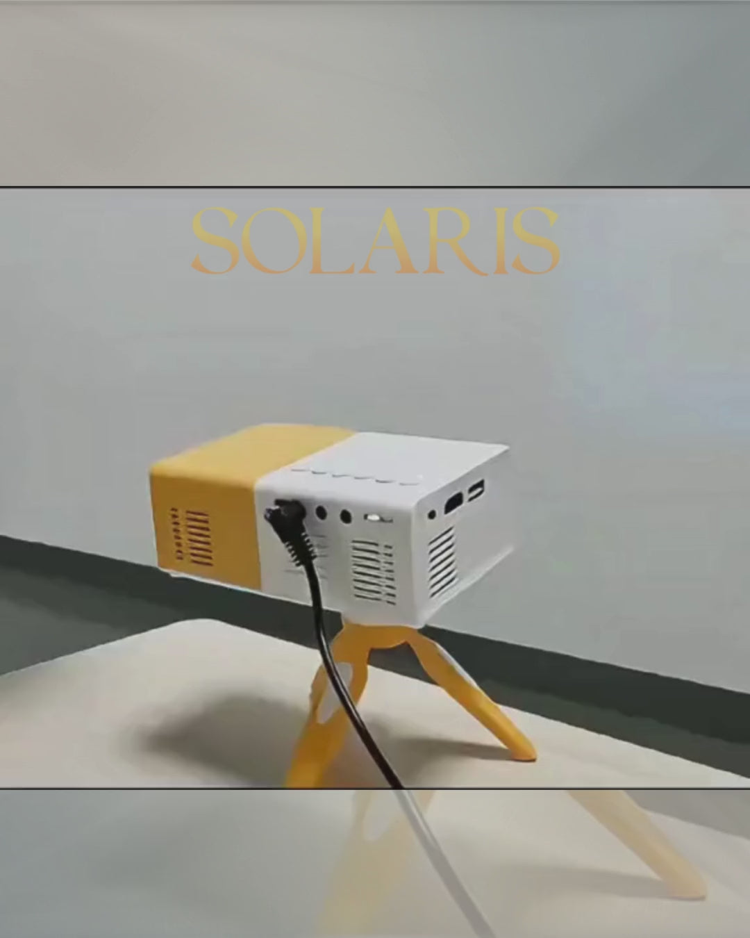 Mini Proyector Portátil 1080P Full HD – Cine en Casa en la Palma de tu Mano